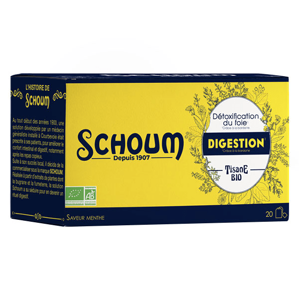 Digestion Tisane Menthe Bio 20 sachets