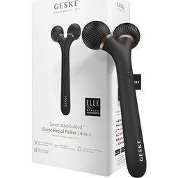 SmartAppGuided Sonic Facial Roller 4 In 1 Black Gold 1ut