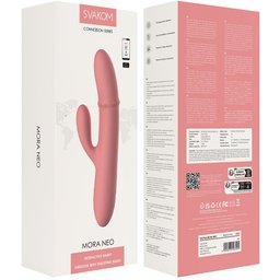 Mora Neo Interactive Rabbit Thrusting Beads Peach 1ut