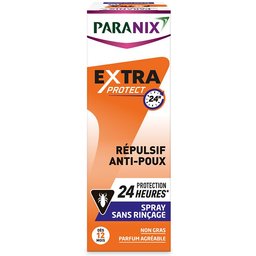 Spray Sans Rinçage Répulsif Anti-Poux Protection 24h 100ml
