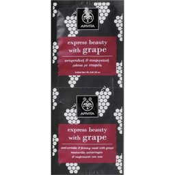 Express Beauty masque anti-rides et raffermissant au raisin 2x8ml