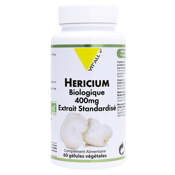 Hericium 400mg Bio 60 gélules végétales