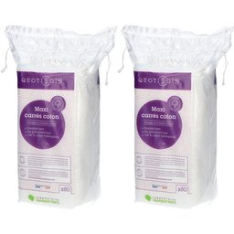 Laboratoire Marque Verte Maxi carrés coton prédécoupés