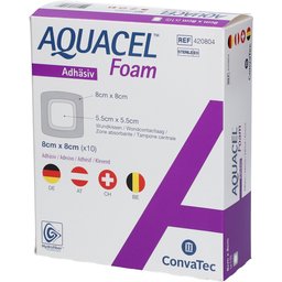 Aquacel™ Foam Pansements adhésifs 8 x 8cm 420804
