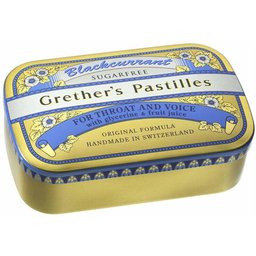 Grethers Pastilles Blackcurrant Sans Sucre