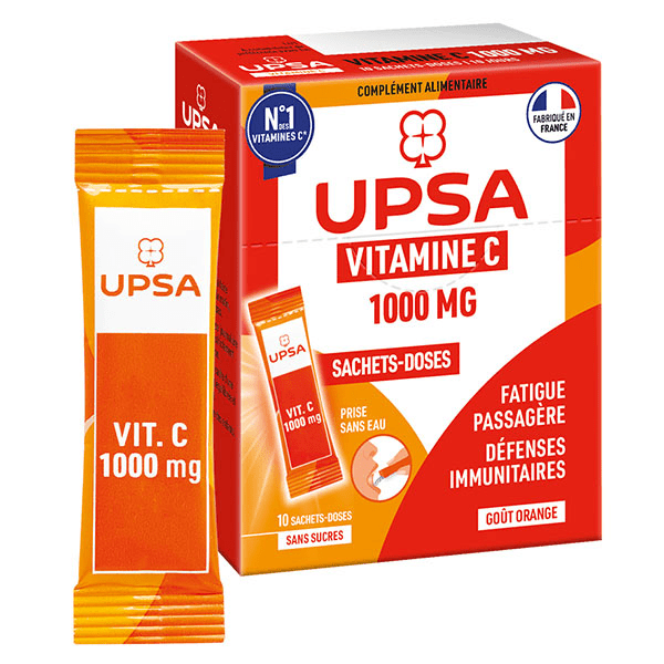 Vitamine C 1000mg sans Sucres 10 sachets