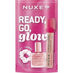 Glow On The Go Soin Lèvres Very Rose + Huile Or Florale 10ml + Chouchou