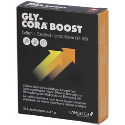 Gly-Cora Boost Comprimés à sucer - soutien pour l'énergie et la concentration