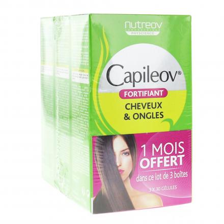 Capileov fortifiant 3 boîtes de 30 gélules