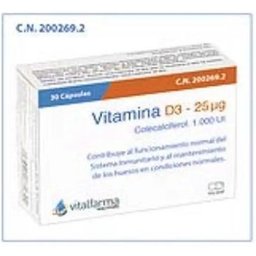 Vitamine D3 Select 25mcg 30 Capsules