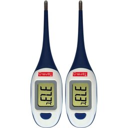 Torm - Thermomètre Flexible - Grand Ecran - Prise de température rectale, axillaire ou buccale - Thermomètre classique - 1 unité