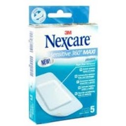 Apositos Nexcare Sensitive 360º 5uds 50mm X 100mm *