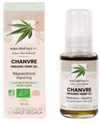 Huile Végétale Bio de Chanvre Biologique - Flacon-Pompe 50 ml