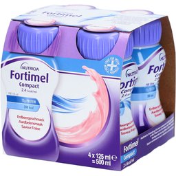 Compact 2.4kcal | Arôme Fraise | Complément Nutritionnel Dénutrition