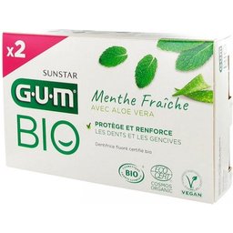 Sunstar G·U·M® Bio Fresh Mint Avec Aloe Vera 2x75ml