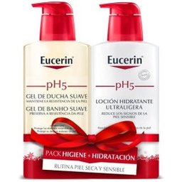 Eucerin® Lotion 400ml + Gel de bain 400ml
