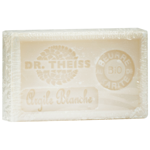 Savon de Marseille-Argile Blanche + Beurre de Karité Bio 125g