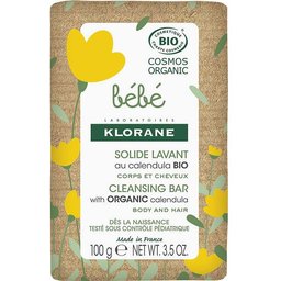 Bebé Jabón Sólido Cuerpo Cabello Caléndula BIO 100g