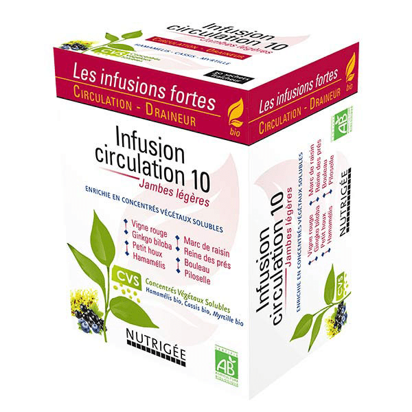 Infusion Circulation 10 Plantes 30 sachets