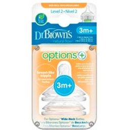 Dr. Brown's Tétine +3 Mois Buse Large 1ut