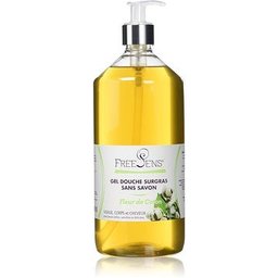 Gel Douche Surgras Sans Savon Fleur de Coton 1L