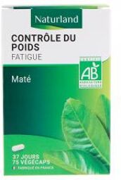 Maté Biologique 75 Végécaps - Pot 75 végécaps