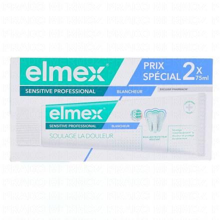 Sensitive professional blancheur lot de 2 tubes de 75 ml