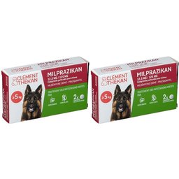 Clement Thekan Traitement Des Vers Plats Et Ronds Chien 2 Comprimés