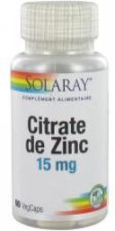 Zinc 15 mg 60 Capsules - Boîte 60 capsules