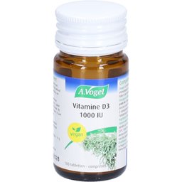 A.Vogel Vitamine D3 1000 IU 25 µg 100 % végétal
