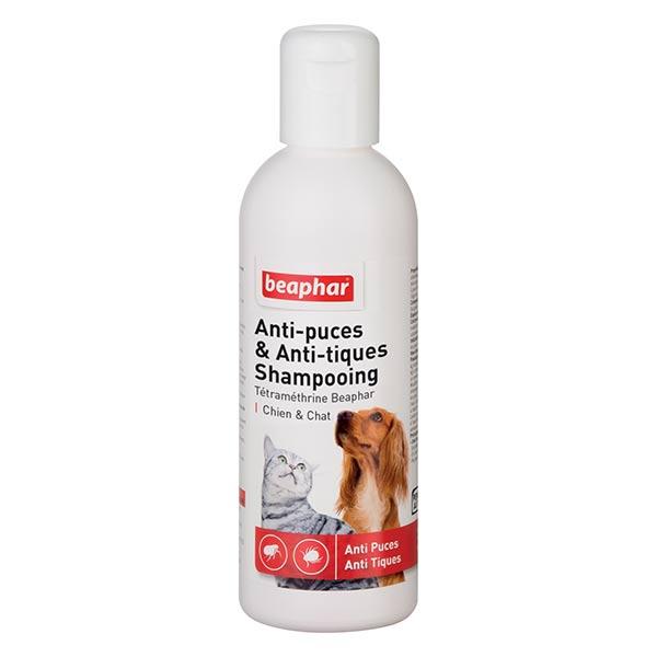Shampoing Anti-Puces et Anti-Tiques Chien et Chat 200ml