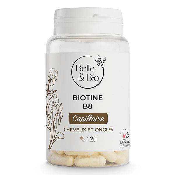 Cheveux & Ongles Biotine B8 Cure 2 mois 120 gélules