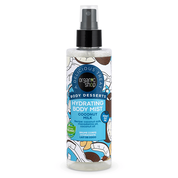 Brume corps hydratante Lait de Coco 200ml