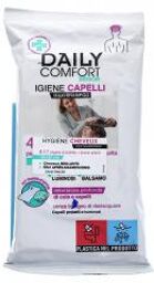 Kit (Lingette+Coiffe) Hygiène Cheveux Senior 4Pcs - Kit 4 lingettes + 4 bonnets jetables