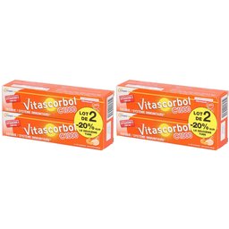 Vitascorbol C 1000 - Complément alimentaire vitamine C goût orange