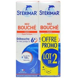 Sterimar Rhume Nez Bouche Hypertoniq 2x100ml