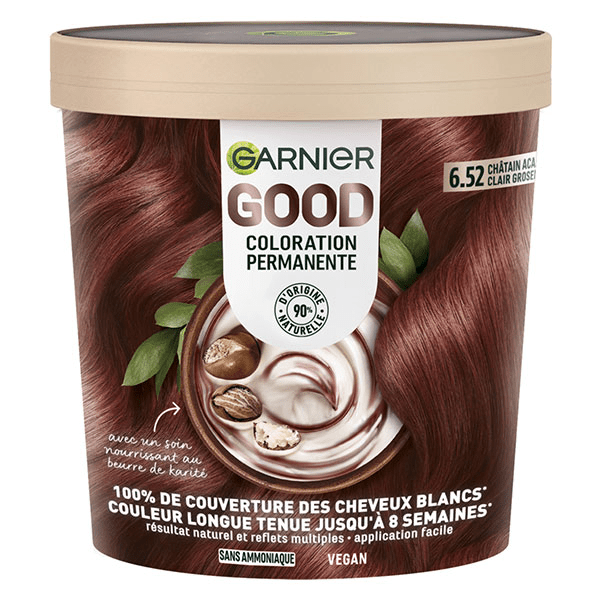 Good Coloration 6.52 Châtain Acajou Clair Groseille 120 g