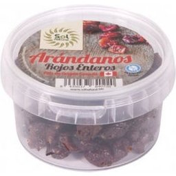 Organic Whole Cranberry S/A 125g