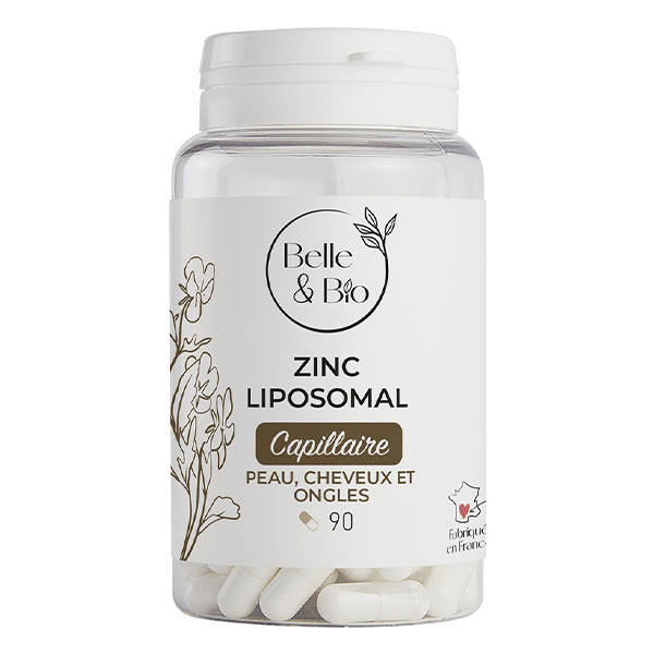 Cheveux et Ongles Zinc Liposomal Cure 3 mois 90 gélules