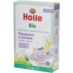 Bio bouillie au lait myrtille + banane