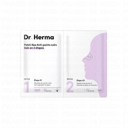 DR. HERMA Patchs Anti-Points Noirs en 2 Etapes