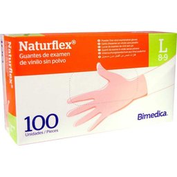 Gants Vinyle Sans Poudre Taille L 100uts