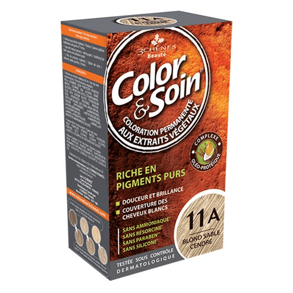 Color & Soin Coloration Permanente N°11A Blond Sablé Cendré