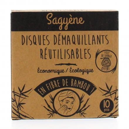 Disques démaquillants réutilisables x10