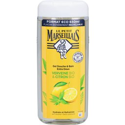 LE Petit Marseillais Gel Douche Extra Doux Verveine BIO & Citron BIO