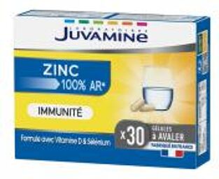 Zinc 100% AR Immunité 30 Gélules - Boîte 30 gélules