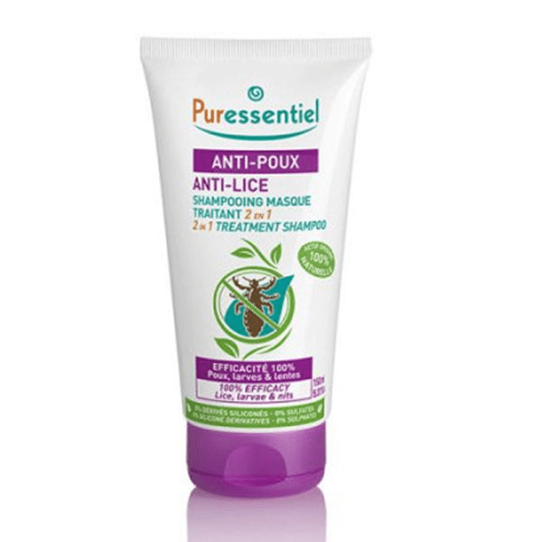 Anti-Poux Shampoing Masque Traitant 2 en 1 150ml + Peigne