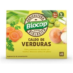 Bouillon de légumes Biocop. Bouillon de légumes C/Salt 6 pcs 11g