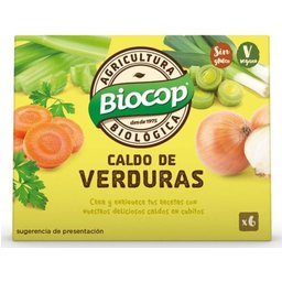 Bouillon de légumes Biocop. Bouillon de légumes C/Salt 6 pcs 11g
