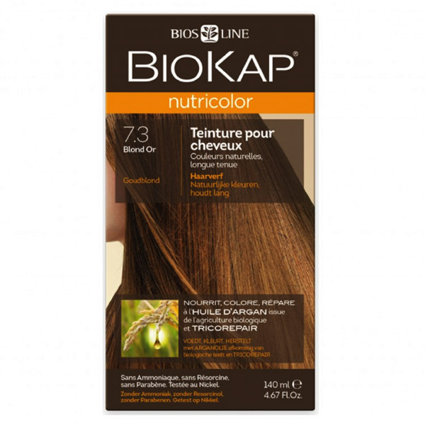 Nutricolor Teinture pour Cheveux 7.3 Blond Or 140ml